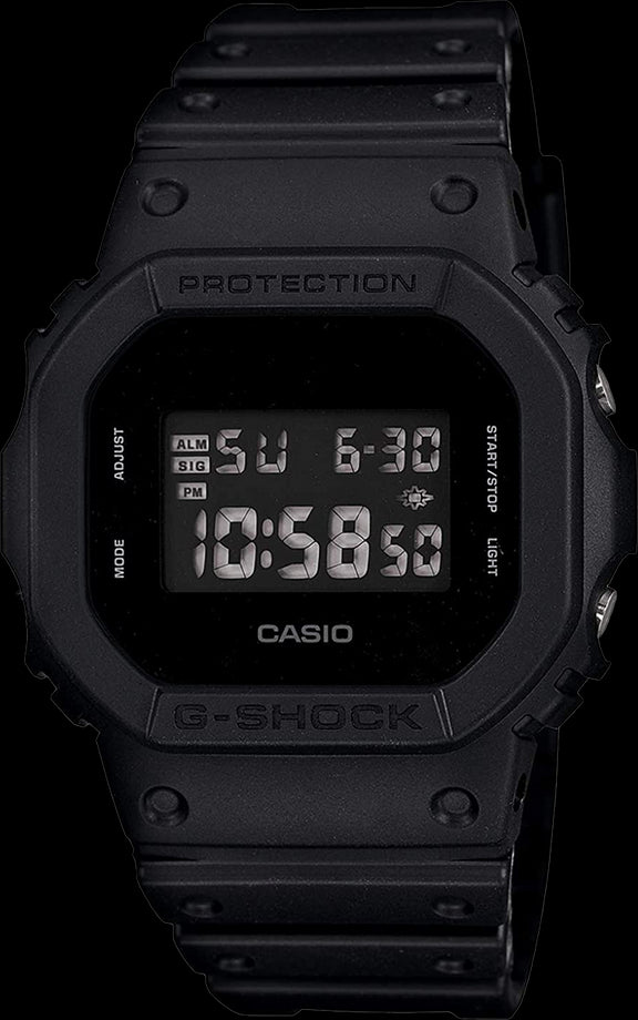 G-Shock | DW-5600BB-1CR | Classic Blackout – elevated tool and supply